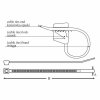 Opaska kablowa 3,5mm 140mm czarna UV 140/3,5 OZC 35-140 25.115 /100szt./