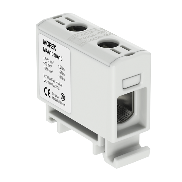 Złączka OTL50 kolor szary 1xAl/Cu 1,5-50mm2 1000V AC / 1500V DC Zacisk uniwersalny MAA1050A10