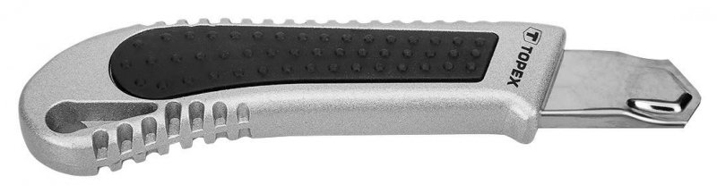 Nóż z ostrzem łamanym 18mm korpus i prowadnice ostrza metalowe 17B128