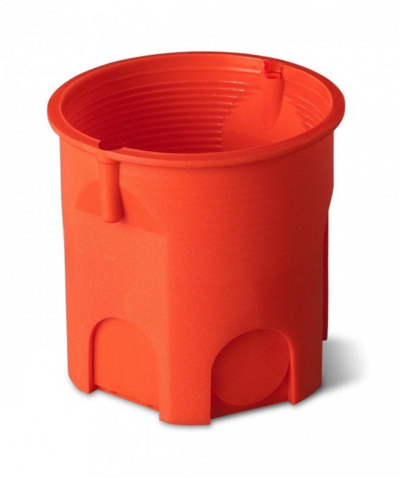 Puszka podtynkowa 60mm głęboka czerwona PK-60/60 0206-50 /60szt./