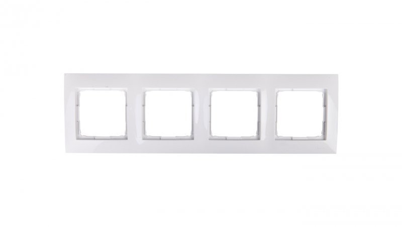 Simon 54 Premium Ramka poczwórna biała /do karton-gips/ DRK4/11
