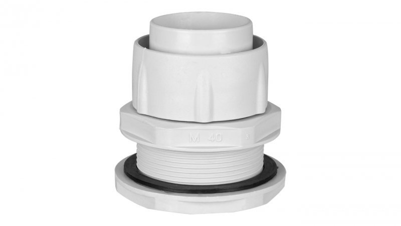 Dławik do rury elastycznej szary GUS fi: 32mm IP65