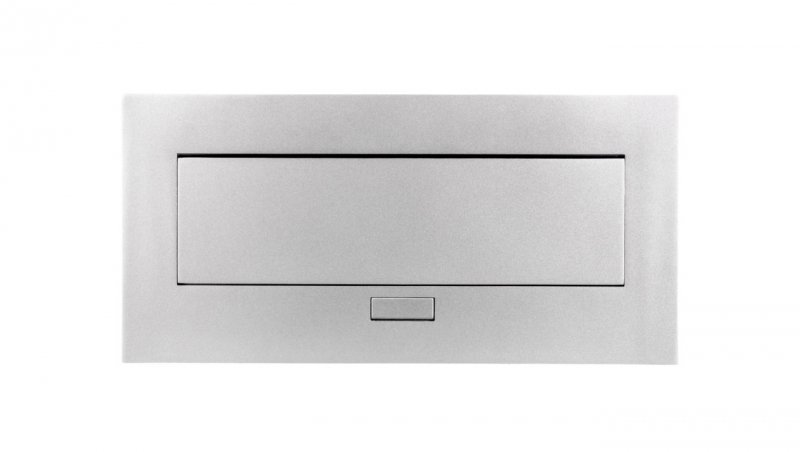 Przedłużacz biurkowy 223x108mm 3x gniazdo z uziemieniem aluminium AE-PB03GU-53
