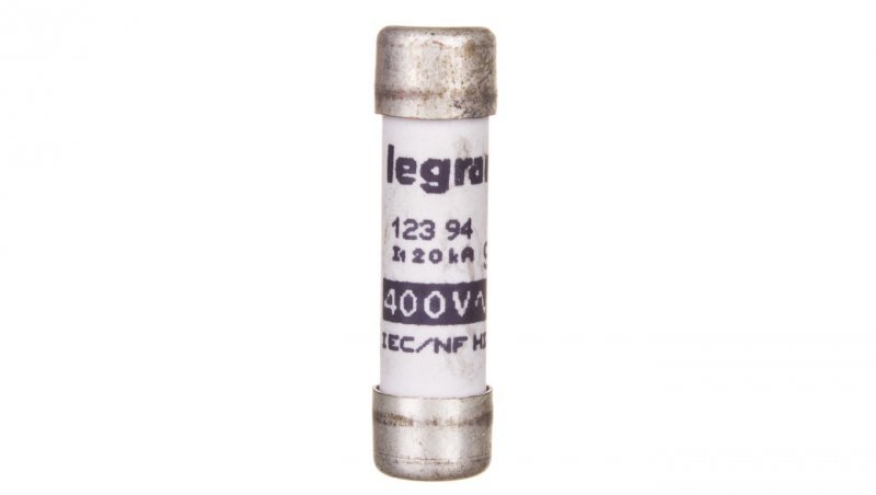 Wkładka bezpiecznikowa cylindryczna 8,5x31,5mm 0,5A gG 400V 012394