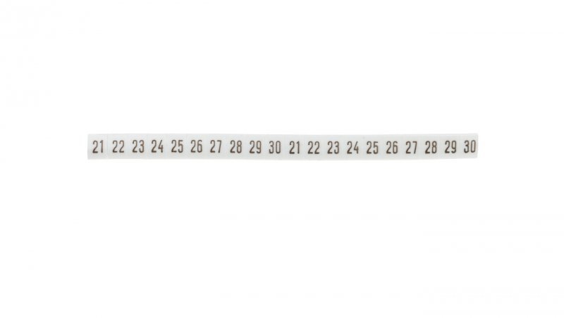 Oznacznik DK 2/Z5 /21-30/ biały 89280006 (100szt.)
