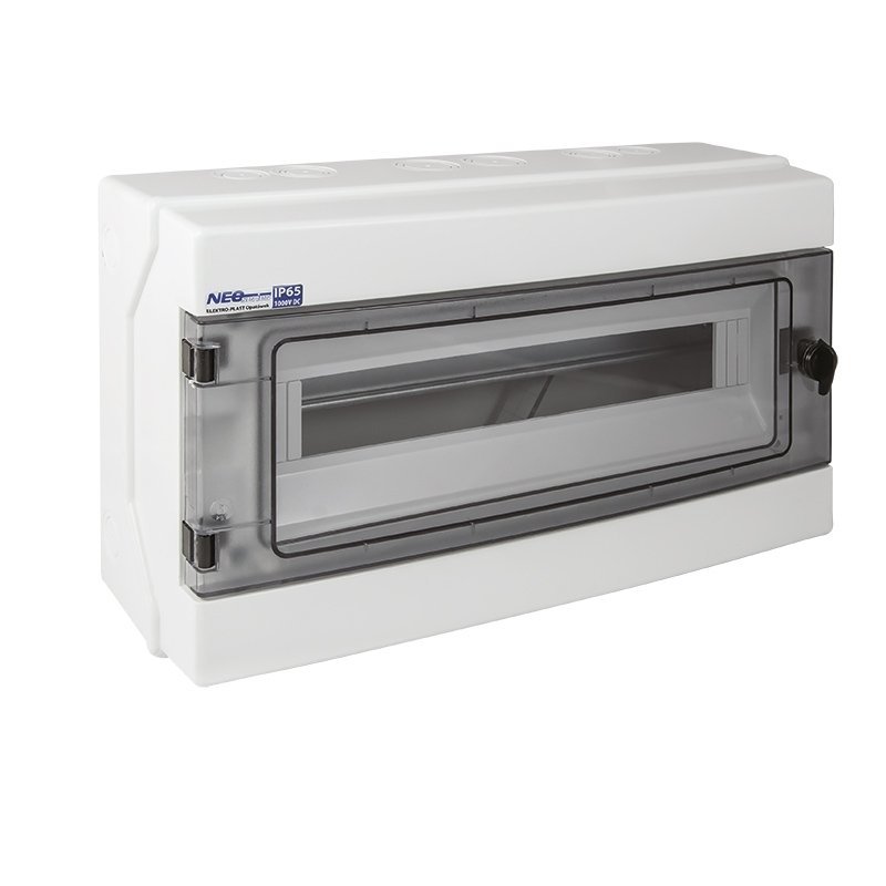 Rozdzielnica hermetyczna modułowa (500V AC ,1000V DC) 1x18 natynkowa IP65 RH-18 36.18