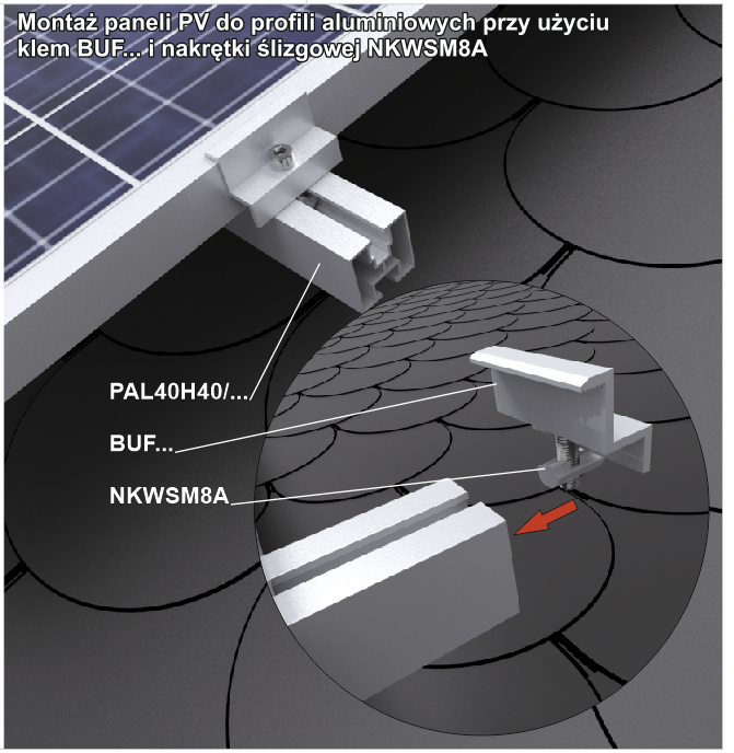 Nakrętka ślizgowa z kulką NKWSM8A 600909