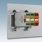 Blok rozdzielczy PTFIX 10/18X4-NS35 VT, fioletowe złącze przemysłowe - 18 punktów przyłączeniowych o przekroju 4mm2