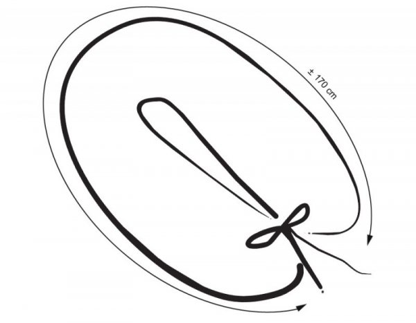 Poduszka ciążowa Longer- Paseczki brązowe