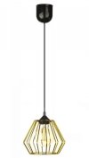 Lampa wisząca WarsawLoft 13 cm złota