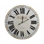Zegar ścienny postarzany karmelowy 60 cm