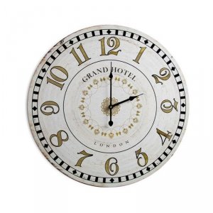 Zegar ścienny Grand Hotel kremowy 60 cm