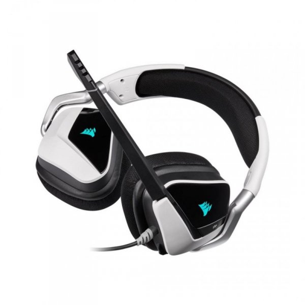 Corsair Premium Gaming Headset VOID RGB ELITE Built-in microphone, White, Over-Ear