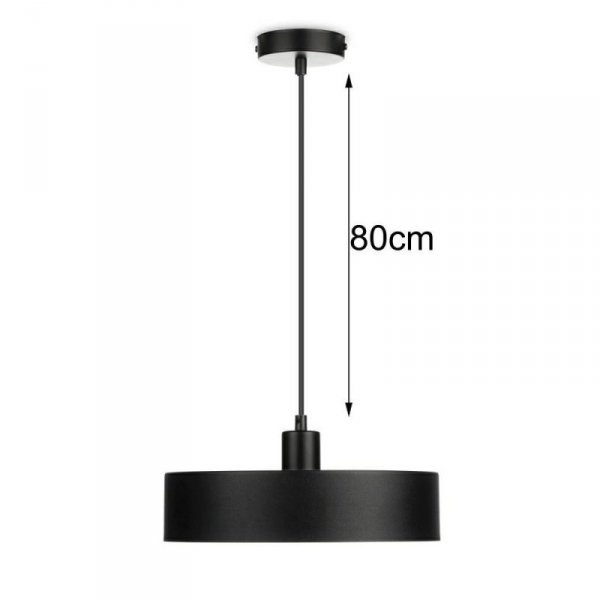 Lampa wisząca BerlinStil 20 cm czarna