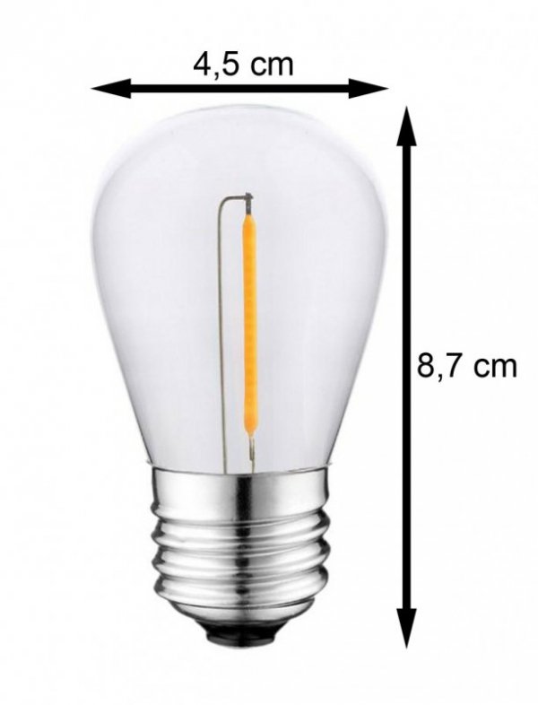 Żarówka Filamentowa LED 1W 2700 K