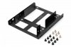 Digitus Ramka montażowa/Adapter SSD/HDD 2x 2.5 do 3.5 (ATA, SATA, SSD) metalowa ,zestaw, czarna