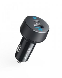 Anker Ładowarka samochodowa PowerDrive PD+2 18W USB-C + 15W USB-A     czarna