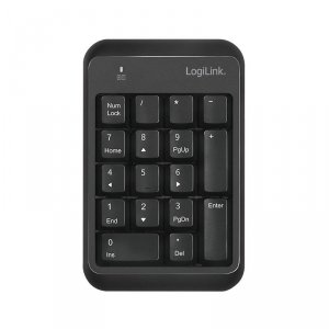 LogiLink Klawiatra numeryczna Bluetooth v5.1 Czarna
