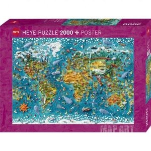 Heye Puzzle 2000 elementów Nasz świat