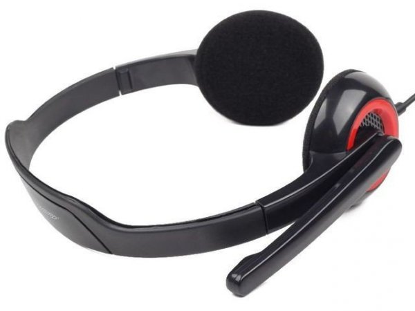 Gembird Słuchawki z mikrofonem MHS-002 Czarne