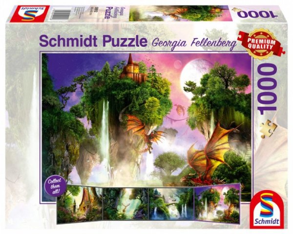 Schmidt Puzzle 1000 elementów GEORGIA FELLENBERG Opiekunowie lasu