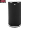 Kosz HALF ROUND Open Top  45L Black