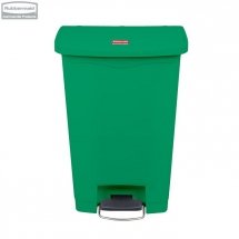 Kosz Slim Jim® Step-On 50L Resin Containers green