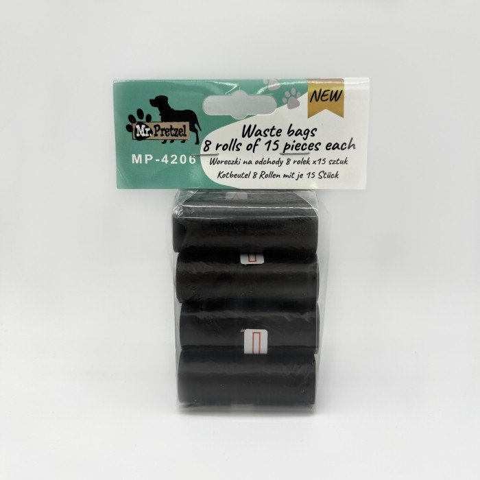 Woreczki na odchody 8 x 15 szt.