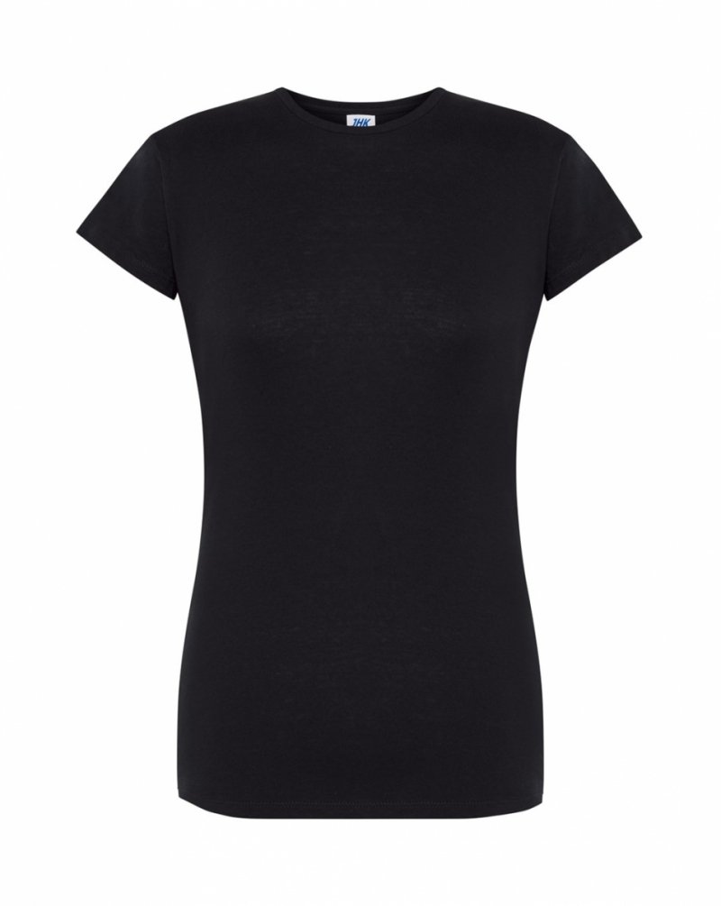 T-SHIRT DAMSKI Z KRÓTKIM RĘKAWEM - 100% BAWEŁNA