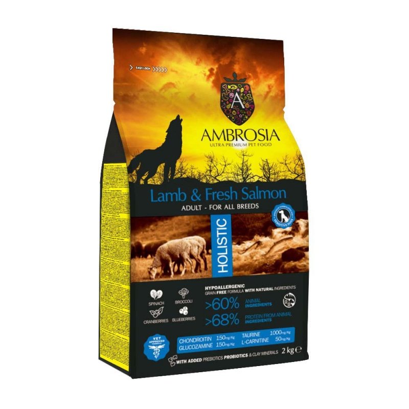 Ambrosia - Jagnięcina i Świeży Łosoś