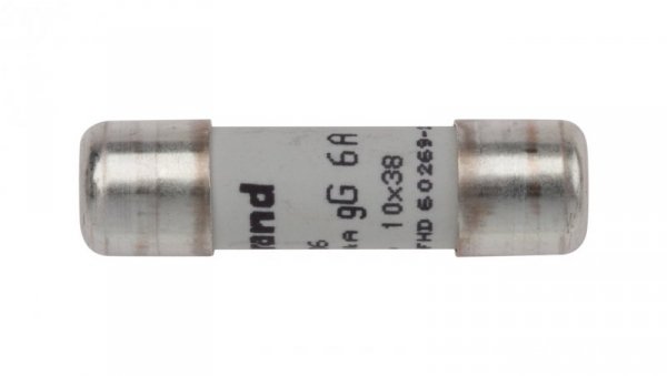 Wkładka bezpiecznikowa cylindryczna 10x38mm 6A gL 500V HPC 013306