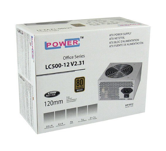 LC-POWER ZASILACZ 400W LC500-12 V2.31 80+ BRONZE