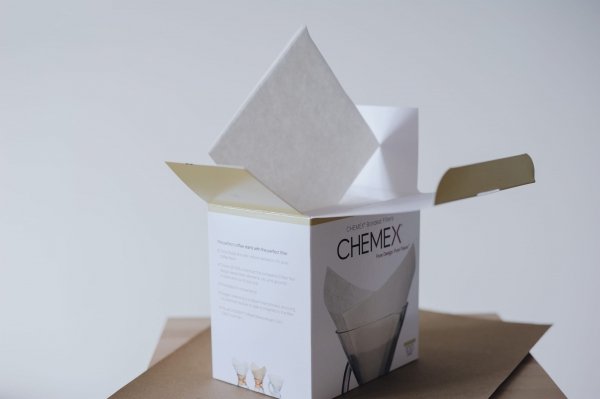 Chemex filtry papierowe kwadratowe białe - 6, 8, 10 filiżanek