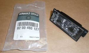 Original Beleuchtung Nummernschild Kennzeichen für RENAULT VEL SATIS TWINGO TRAFIC III 3 , 8200480127