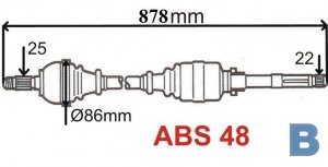 Neu Autoteile T5141 Z   =T2313 ABS