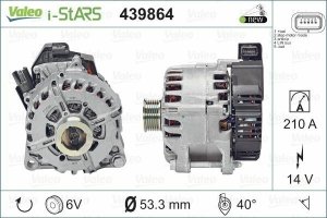 VALEO Lichtmaschine CITROEN PEUGEOT 2.0 BLUEHDI S&S ,  439864 ,  9826550280