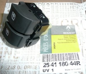 Original Schalter Fensterheber vorne rechts für Renault Captur ZOE Trafic III Clio IV 254218614R