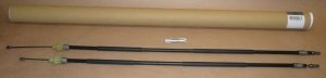2x ORIGINAL satz L+R Renault Bremsseil Handbremsseil SCENIC II 7701478158