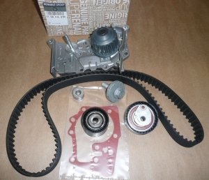 Original Zahnriemensatz 132Z + Wasserpumpe  Renault Megane II 1.6  16v , 119A04687R