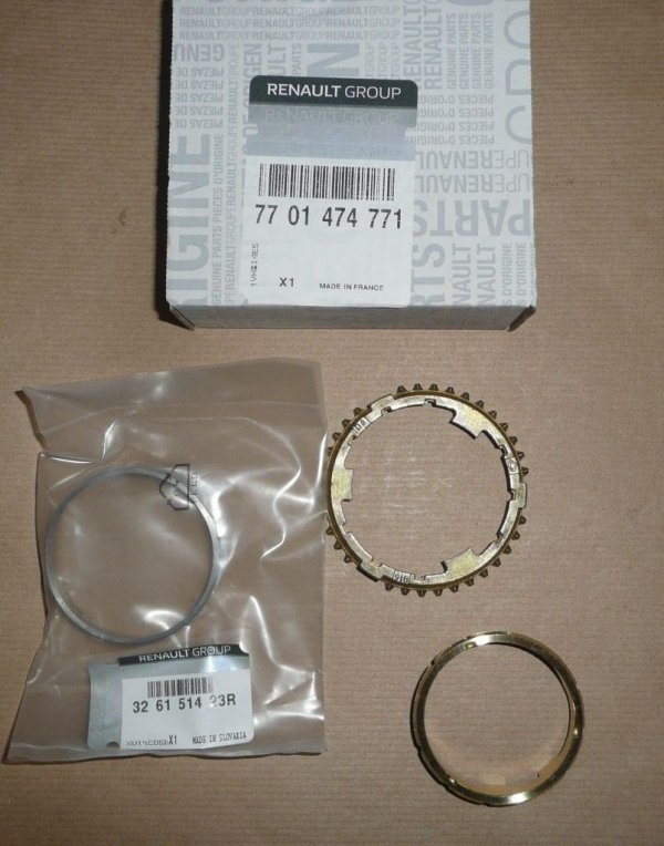 ORIGINAL Synchronring Schaltgetriebe Synchronizer RENAULT 1/2 Gang JH3  326193227R
