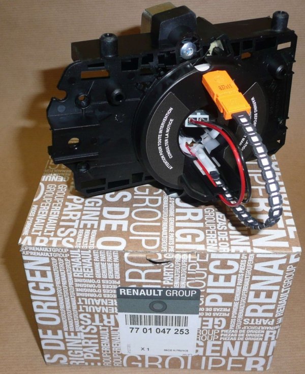 Original Renault Airbagschleifring Sys.DAV Jaeger Megane ab Bj 03.99 , 7701047253