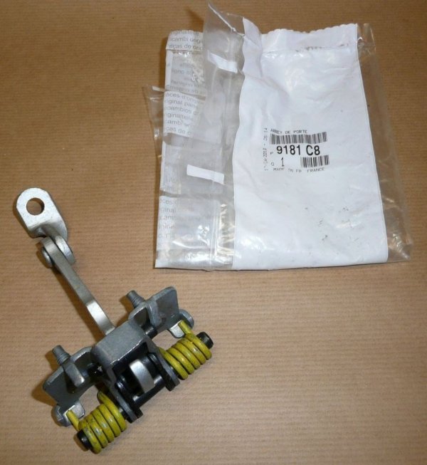 ORIGINAL Türfeststeller Türsteller Türhalteband Türfangband vorne PEUGEOT 206 HB/SW 3T-R/5T R/L , 9181C8, 9181.C8 