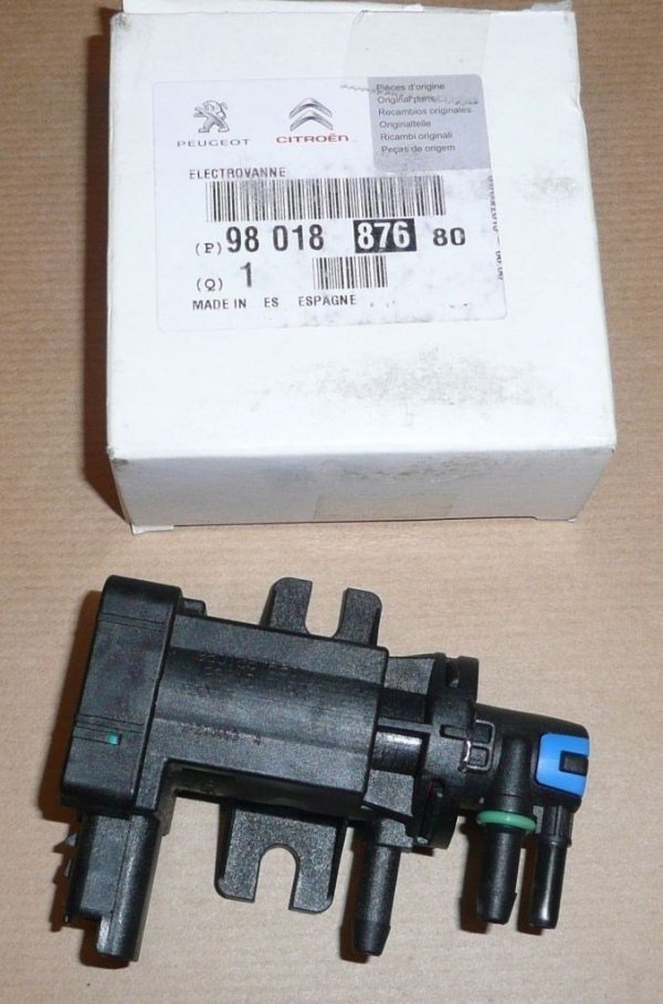 ORIGINAL Druckwandler Magnetventil Elektroventil Citroen Peugeot 1.6-2.0 HDi , 9801887680 ,   9665886280, 9674084680, 9674091680
