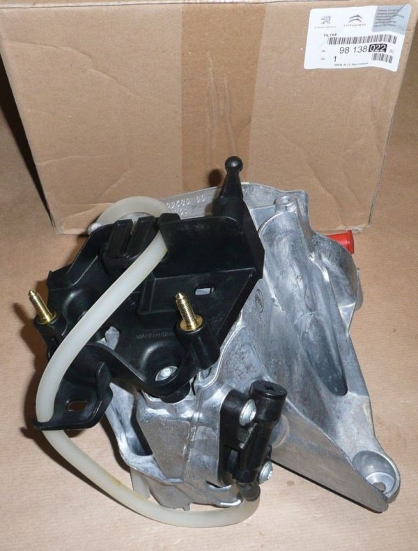  Original Boîtier de filtre à carburant complet pour Citroen C4, C5, C8 , Peugeot 407, 308 , 508 , 807, 2.0 HDI , 9813802280