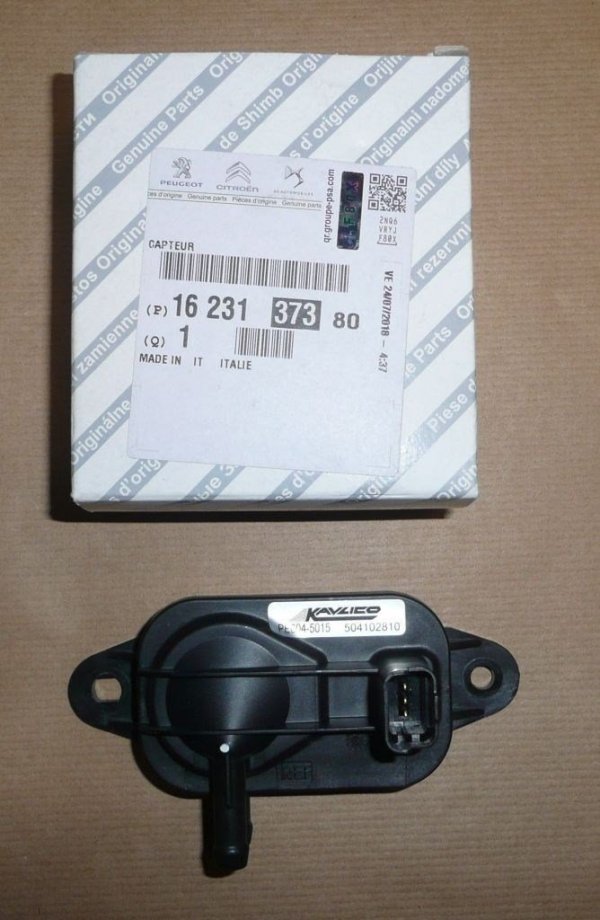 ORIGINAL Drucksensor Abgassteuerung Differenzdruck Fiat Ducato Peugeot Boxer Citroen Jumper , 1623137380 , 504102810