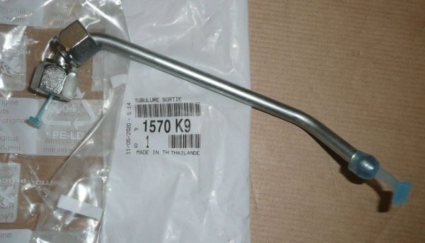 Original Kraftstoffleitung Einspritzdüse Zylinder 4  Citroen Peugeot  2.2 hdi 2006- , 1570K9 , 1570.K9 , 9659296780 , 1372350