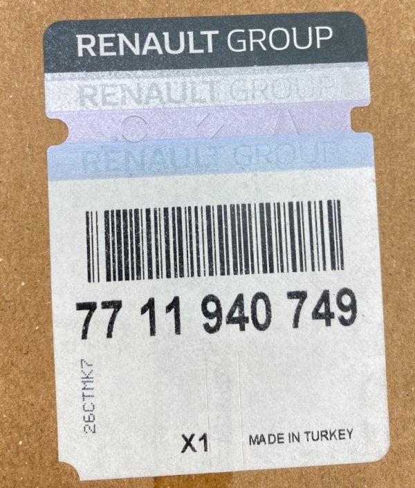 Originalteil Chrom Türgriffabdeckungen Hinten Renault Clio IV  , 7711940749