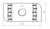Nakrętka rombowa M8 NRM8F 890101 /100szt./