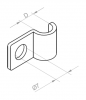 Uchwyt kablowy UDF 8 405508 /100szt./