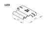 Uchwyt kablowy zaczepowy UZS1 904100 /50szt./